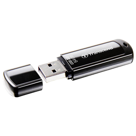 USB Flash накопитель Transcend JetFlash 700, 64Гб, Чёрный