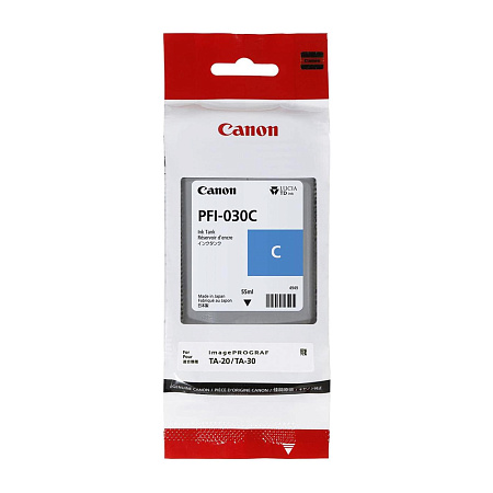 Canon Ink Cartridge  PFI-030C Cyan 55 ml