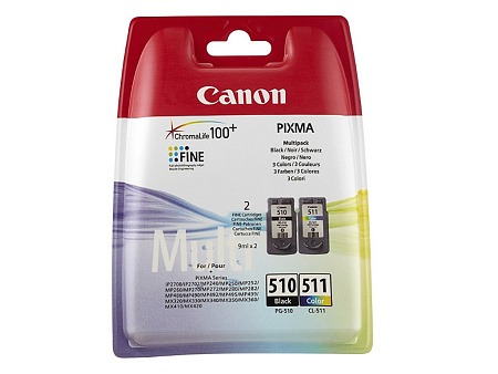 Multi Pack Ink Cartridge Canon PG-510 & CL-511 for MP230/240/250/260/270/280/490/495