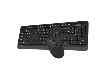 Wireless Keyboard & Mouse A4Tech FG1012S,12 Fn keys, Laser Engraving, Splash Proof, Silent Mouse, 12