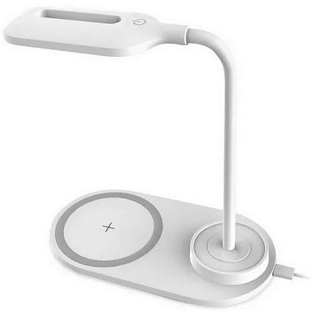 Platinet Desk Lamp Wirless Charger 5W White [45247]