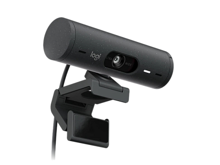 Camera Logitech BRIO 500, 1080p/30fps, FoV 90°, 4MP, Zoom:4x, Autofocus, Stereo mic, Shutter, 1,5m, 