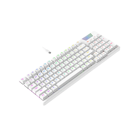 Gaming Keyboard Havit KB885L, Mechanical, Red SW, Hot-Swappable, RGB, 95 Keys, 50M, 1.8m, USB, EN/RU Gaming Keyboard Havit KB885L, Mechanical, Red SW, Hot-Swappable, RGB, 95 Keys, 50M, 1.8m, USB, EN/RU