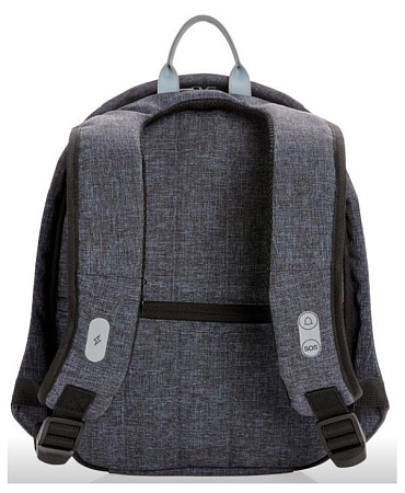 Backpack Bobby Cathy, anti-theft, P705.215 for Tablet 9.7" & City Bags, Grey Blue Backpack Bobby Cathy, anti-theft, P705.215 for Tablet 9.7" & City Bags, Grey Blue
