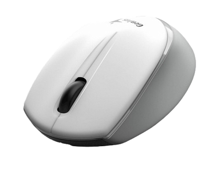 Wireless Mouse Genius NX-7009, 1200 dpi, 3 buttons, Ambidextrous, 65g, BlueEye, 1xAA, 2.4Ghz, White 