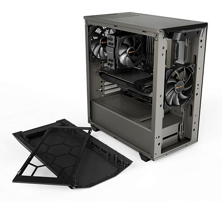 Case ATX be quiet! Pure Base 500, w/o PSU, 2x140mm, Insulation mats, PSU shroud, Dust filter, Temper