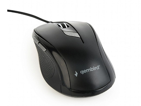 Gembird MUS-6B-01, Optical Mouse, 1600dpi, USB, Black, клавиатуры ,мышки ,веб камера ,коврики ,флешки , 16gb, 32gb,64gb,128gb,256gb,512,microsd,sd