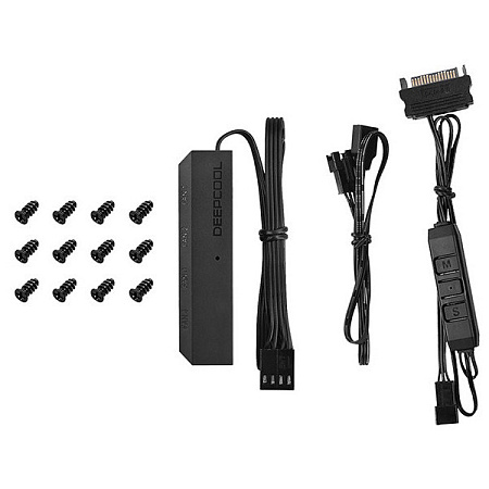 PC Case Fan Deepcool RF 140 – 2 in 1, 140x140x26mm, 19.8-24dBA, 64.13CFM, 500-1200RPM, PWM, RGB