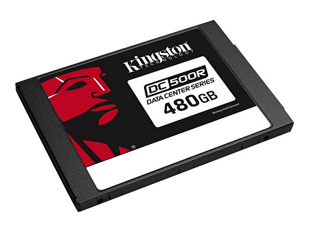 2.5" SATA SSD  480GB  Kingston DC500R Read-Centric "SEDC500R/480G" [R/W:555/500MB/s, 0.5 DWPD, PLP]
