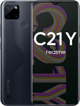 Realme C21Y  4/64 Gb Black, iphone, xiaomi, samsung, oppo, чехол, стекло