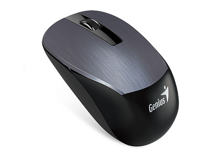 Wireless Mouse Genius NX-7015, 1200 dpi, 3 buttons, Ambidextrous, 57g, BlueEye, 1xAA, 2.4Ghz, Iron G
