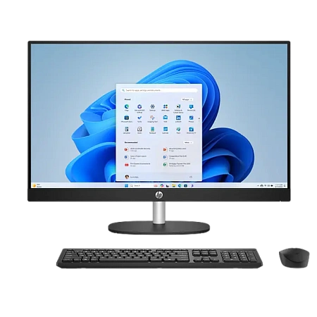 Моноблок HP AI 27-cr2107ci, 27", Intel Core Ultra 5 225U, 16Гб/512Гб, Без ОС, Чёрный