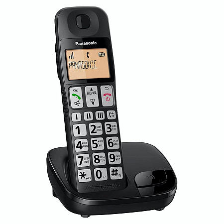DECT Panasonic KX-TGE110UCB, Black DECT Panasonic KX-TGE110UCB, Black