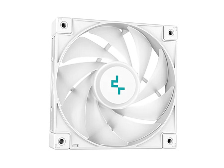 AIO Liquid Cooling Deepcool "LS520 White" (<32.9dBA, 85.85CFM, 2x120mm, ARGB LED, 1305g.)