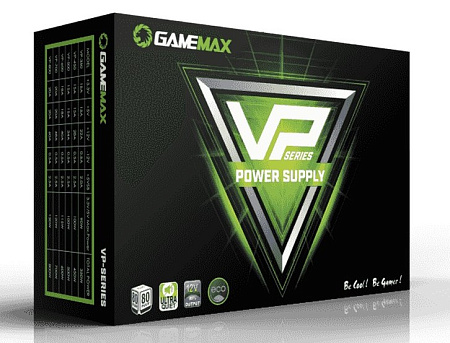 Power Supply ATX 800W GAMEMAX VP-800, 80+ Bronze, 120mm, Active PFC, Fanless mode, Black Power Supply ATX 800W GAMEMAX VP-800, 80+ Bronze, 120mm, Active PFC, Fanless mode, Black