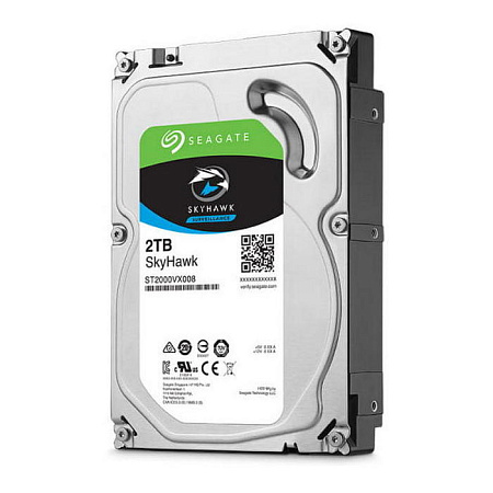 3.5" HDD  2.0TB-SATA- 64MB  Seagate " SkyHawk Surveillance (ST2000VX008)"