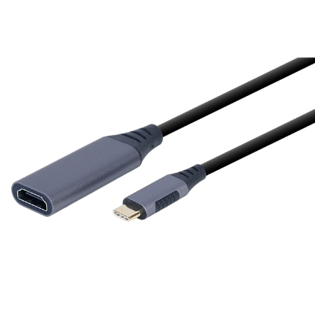 Adapter  Type-C to HDMI socket 0.15m Cablexpert, up to 4K at 60 Hz, A-USB3C-HDMI-01