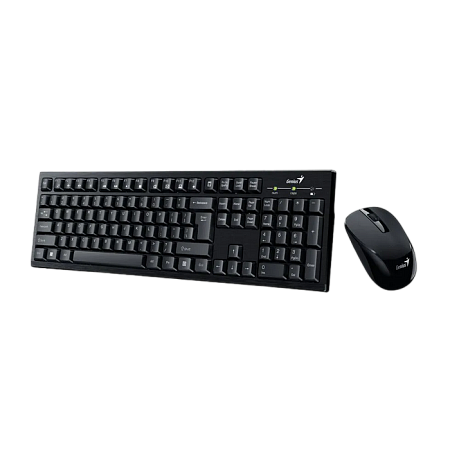 Wireless Keyboard & Mouse Genius Smart KM-8101, 12 Fn keys, Dust-proof, Quiet typing, 1000dpi, 3 but