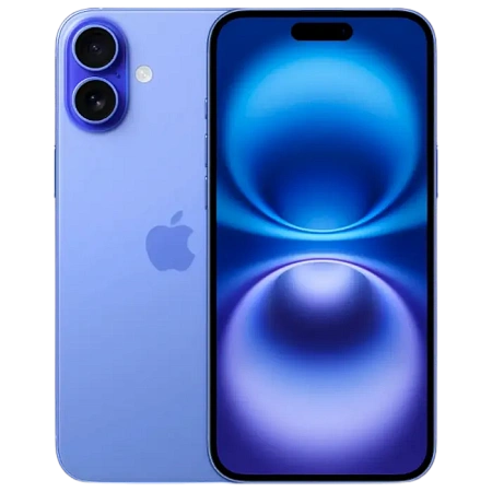 Смартфон Apple iPhone 16, 128Гб, Ультрамарин