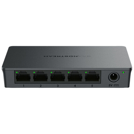 .5-port 10/100/1000Mbps Switch Grandstream "GWN7700", Plastic Case