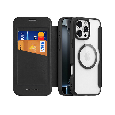 DUX DUCIS Case iPhone 16 Pro Max Skin X Pro with MagSafe, Black