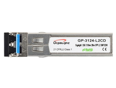 SFP 1G Module dual fiber  LC, DDM,   20km, (CISCO, Tp-Link, D-link, HP compatible)