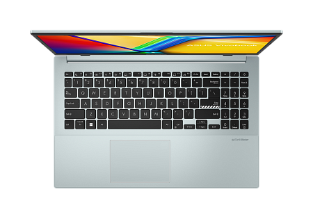 Ноутбук 15,6" ASUS Vivobook Go 15 E1504FA, Green Grey, AMD Ryzen 5 7520U, 8Гб/512Гб, Без ОС