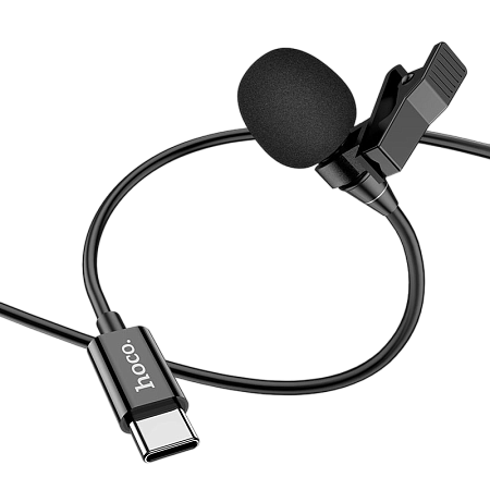 Microphone  Hoco "L14" Type-C, Black