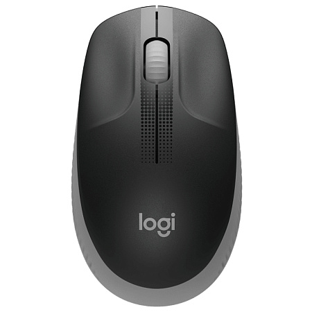 Wireless Mouse Logitech M190 Full-size, 1000 dpi, 3 buttons, Ambidextrous, 89,9g., 1xAA, 2,4Ghz, Gre