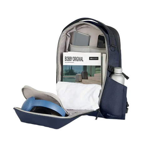 Backpack Bobby Bizz, anti-theft, P705.935 for Laptop 15.6" & City Bags, Navy Backpack Bobby Bizz, anti-theft, P705.935 for Laptop 15.6" & City Bags, Navy