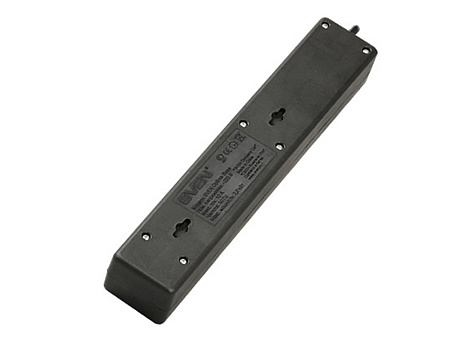 Surge Protector 5 Sockets, 1.8m, Sven Optima Base, BLACK flame-retardant material Surge Protector 5 Sockets, 1.8m, Sven Optima Base, BLACK flame-retardant material