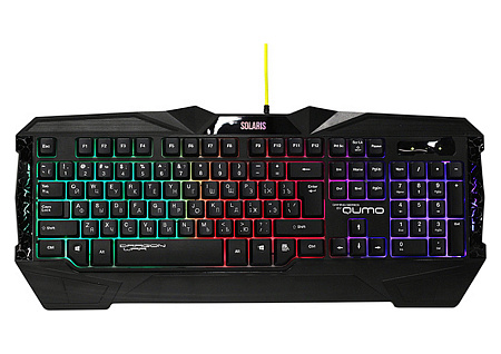 Клавиатура, мышь и коврик для мыши QUMO Solaris, Проводное, Чёрный Клавиатура, мышь и коврик для мыши QUMO Solaris, Проводное, Чёрный