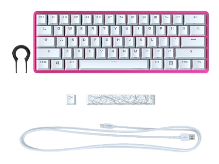 Клавиатура HyperX Alloy Origins 65, Проводное, Чёрный
