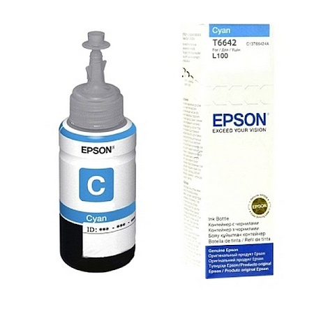 Ink Epson C13T66424A cyan bottle 70ml Ink Epson C13T66424A cyan bottle 70ml