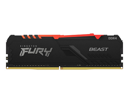 .8GB DDR4-3600MHz Kingston FURY Beast RGB (KF436C17BBA/8), CL17-21-21, 1.35V, Intel XMP 2.0, Black .8GB DDR4-3600MHz Kingston FURY Beast RGB (KF436C17BBA/8), CL17-21-21, 1.35V, Intel XMP 2.0, Black