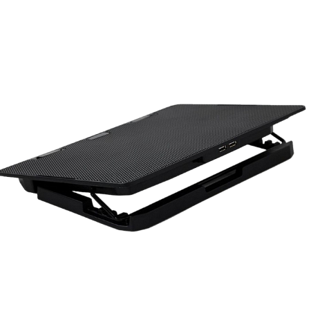 Notebook Cooling Pad Gembird NBS-2F15-02, up to 15.6'', 2x125mm fan, Adjustable angle, LED light