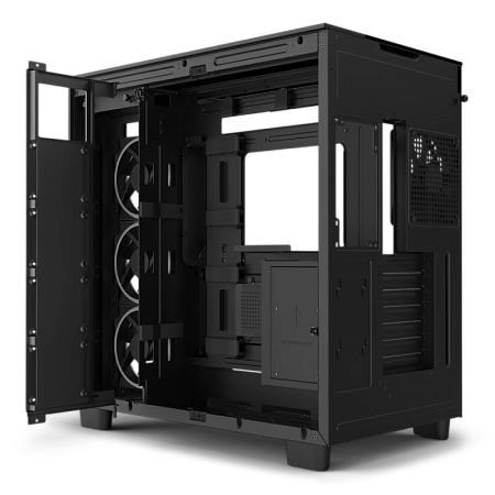 Case ATX NZXT H9 Elite, 3x120mm RGB & 1x120mm, RGB Hub, Dual-Chamber, Front&Side&Top Tempered Glass,