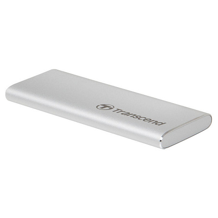 Внешний портативный SSD накопитель Transcend ESD260C, 1 ТБ, Серебристый (TS1TESD260C)