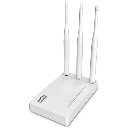 Wi-Fi N Netis Router, "WF2409E", 300Mbps, MIMO, 3x5dBi Fixed Antennas