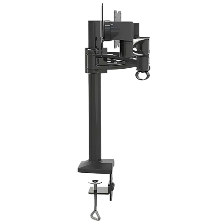 Monitor Desk mount Barkan ''E642' Black 19" - 29" Movement Dual Monitor Desk Mount