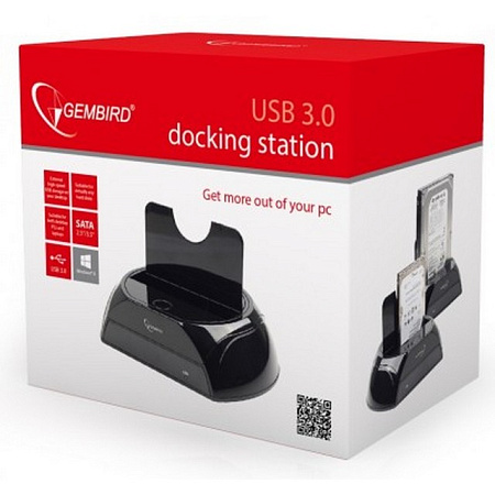 Док-станция для HDD/SSD Gembird HD32-U3S-2, Чёрный (HD32-U3S-2)