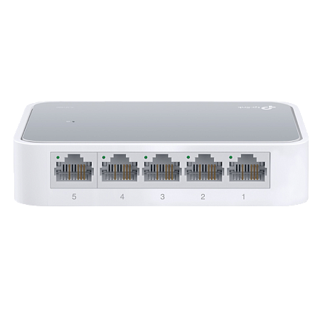 .5-port 10/100Mbps Desktop Switch  TP-LINK "TL-SF1005D", Plastic Case