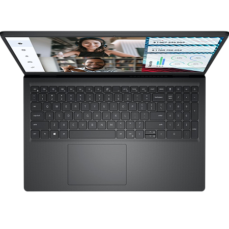 Ноутбук для бизнеса 15,6" DELL Vostro 3520, Carbon Black, Intel Core i5-1235U, 16Гб/512Гб, Linux Ubuntu