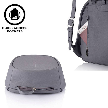 Backpack Bobby Elle, anti-theft, P705.222 for Tablet 9.7" & City Bags, Dark Grey