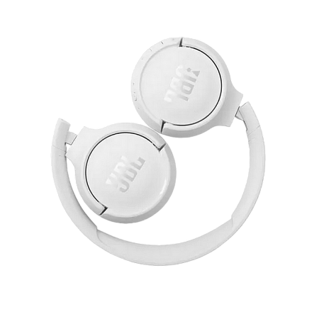 Headphones  Bluetooth  JBL T510BT, White, On-ear (USA)