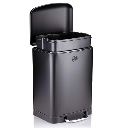 Dirt Devil Pedal Bin 6 L Soft Close Black DDPBIN6 Dirt Devil Pedal Bin 6 L Soft Close Black DDPBIN6