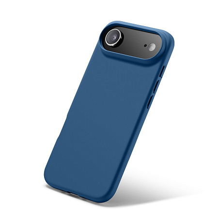 WOO Case Liquid Silicone iPhone 17 Air, Blue WOO Case Liquid Silicone iPhone 17 Air, Blue
