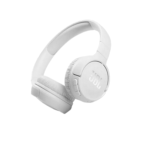 Headphones  Bluetooth  JBL T510BT, White, On-ear (USA)