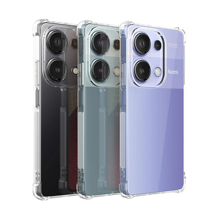 WOO Case Soft TPU Redmi Note 13 Pro 4G, Clear