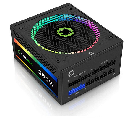 Блок питания для компьютеров Gamemax RGB-850, 850Вт, ATX, Полностью модульный